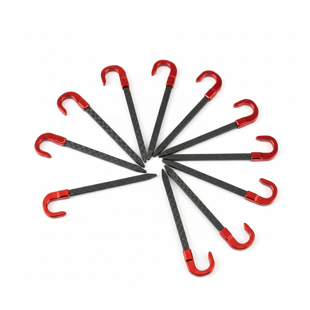 Tent Stakes Set | TitanPeg Carbon